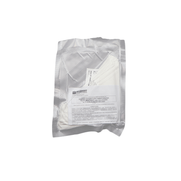 Повязка косыночная универсальная МЕДПЛАНТ ПКу-01, цвет белый, упаковка Вакуум, артикул 1265
