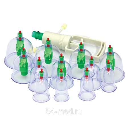 YS-0012 Вакуумные банки с вакууматором №12