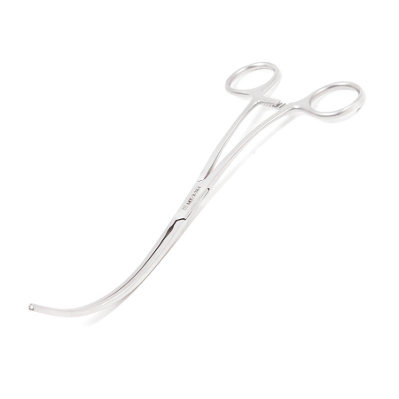 Зажим сосудистый периферический по Де Беки ПТО Медтехника, изогнутый по радиусу, 190 мм 
