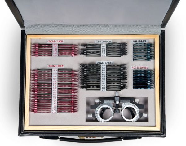 Набор на 103 пробных очковых линз Армед в металлической обойме с оправой с поверкой