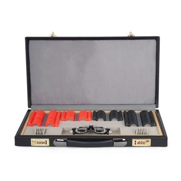 Набор на 158 пробных очковых линз Армед в пластиковой обойме с оправой без поверки 