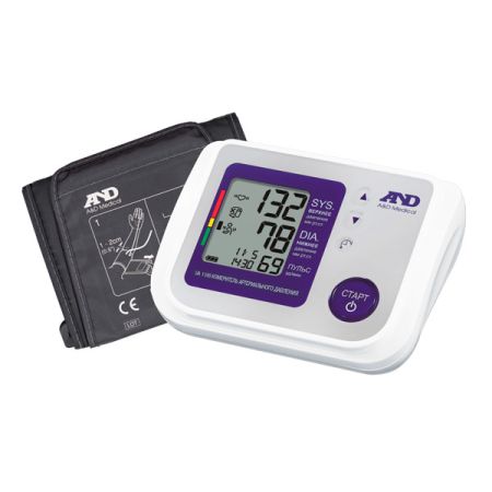Тонометр автоматический на плечо AND UA-1100 с манжетой 23-37 см и адаптером