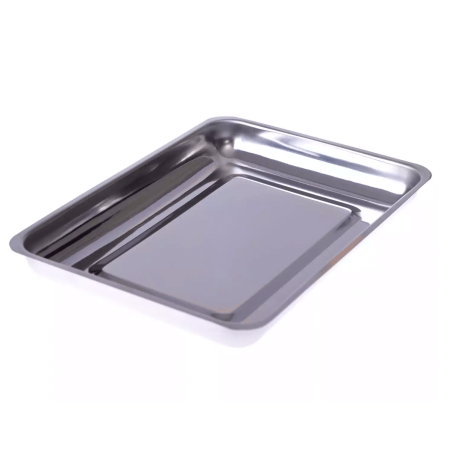 Лоток прямоугольный Медикон ЛМПр-300, размер 300х220х30, сталь