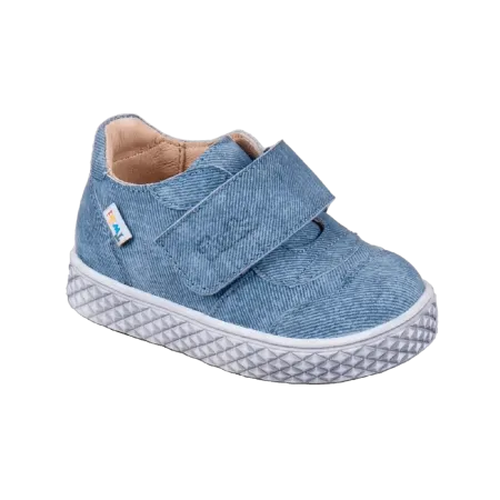 Туфли ортопедические детские TWIKI TW-415-2 кожаные цвет джинс