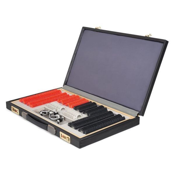 Набор на 266 пробных очковых линз Армед в пластиковой обойме с оправой без поверки