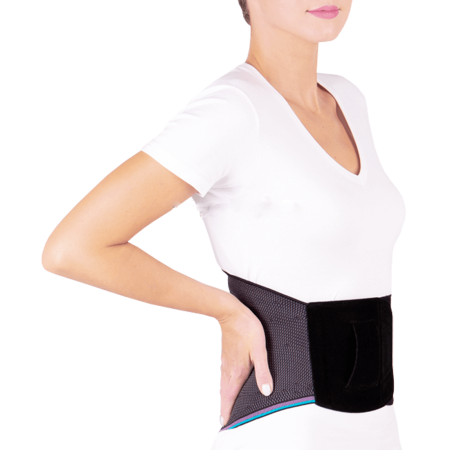 Корсет ортопедический для женщин Тривес Evolution Т-1582, высота 25см, 4 ребра жесткости, черный 