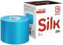 Кинезио тейп BBalance шелковый Silk, 5см*5м голубой
