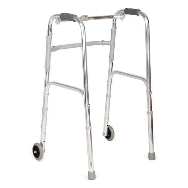 Ходунки одноуровневые двухколесные Армед KR912L шагающие с повышенной грузоподъемностью до 120 кг