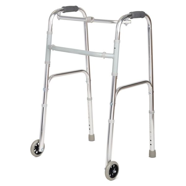 Ходунки одноуровневые двухколесные Армед KR912L шагающие с повышенной грузоподъемностью до 120 кг